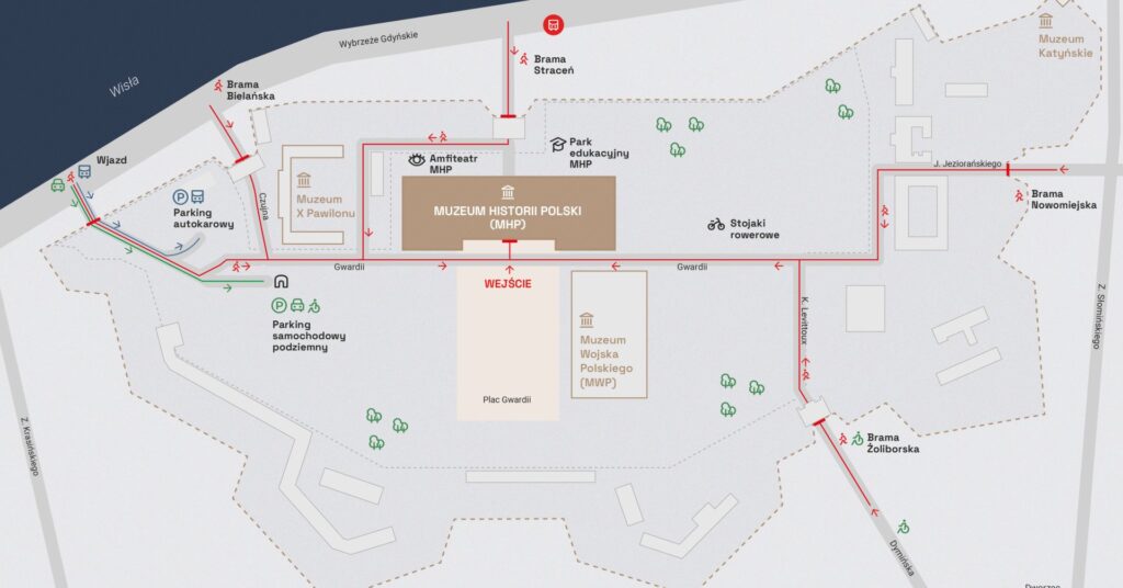 mapa muzeum historii polski